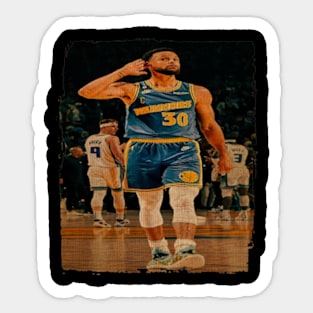 Stephen Curry Vintage Sticker